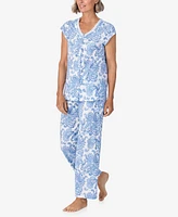 Aria Women's Cap Sleeve Pajama Set
