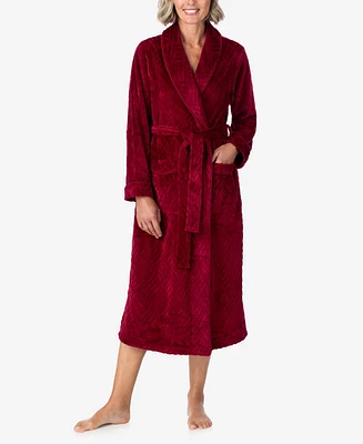 Aria Women's Long Sleeve Wrap Robe