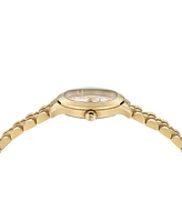 Ferragamo Women's Swiss Duo Gold Ion Plated Stainless Steel Bracelet Watch 28mm