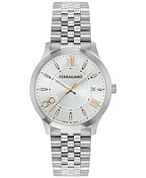 Ferragamo Women's Swiss Duo Stainless Steel Bracelet Watch 40mm