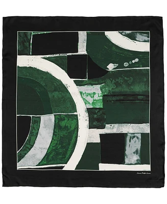 Lauren Ralph Lauren Abstract Art Deco Square Scarf