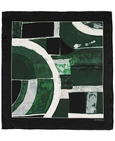 Lauren Ralph Lauren Abstract Art Deco Square Scarf