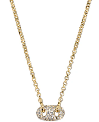 Kendra Scott Pave Link Adjustable Pendant Necklace