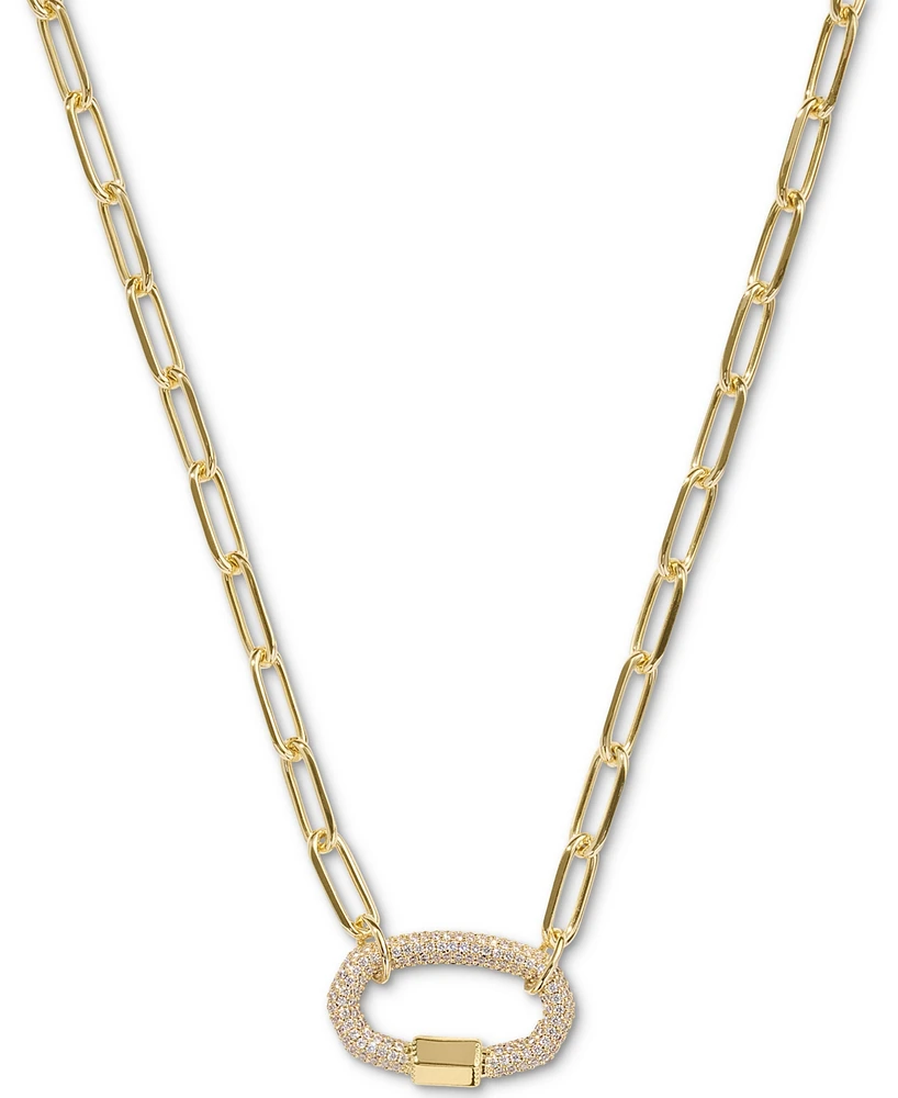 Kendra Scott Pave Link 17" Pendant Necklace