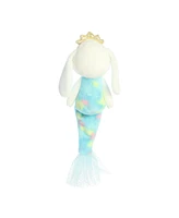 Aurora Large Merbunny Sea Sparkles Enchanting Plush Toy Blue 15"