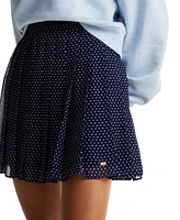 Tommy Jeans Women's Star Print Pleated Mini Skirt