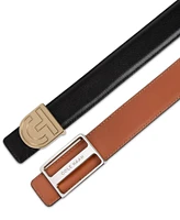 Cole Haan Men's Interchangeable Buckle Belt Set