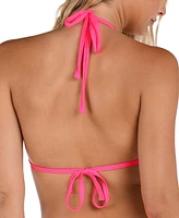 La Blanca Island Goddess Halter Triangle Bikini Top
