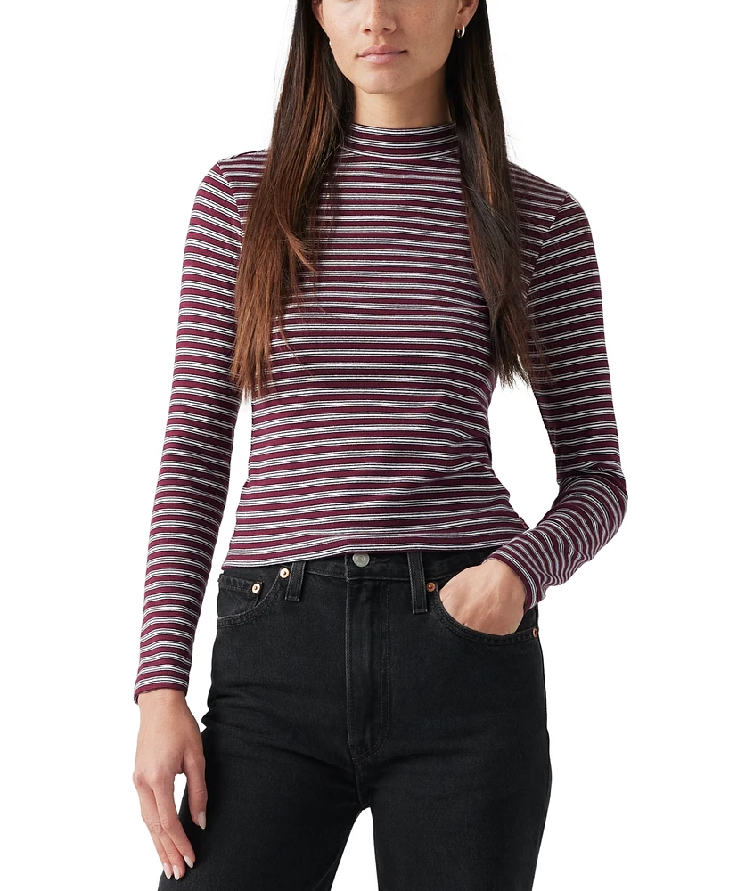 Levi's Women's Effortless Mock Neck Long-Sleeve T-Shirt