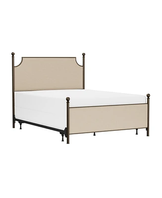 Hillsdale 52" Metal McArthur King Upholstered Headboard and Footboard