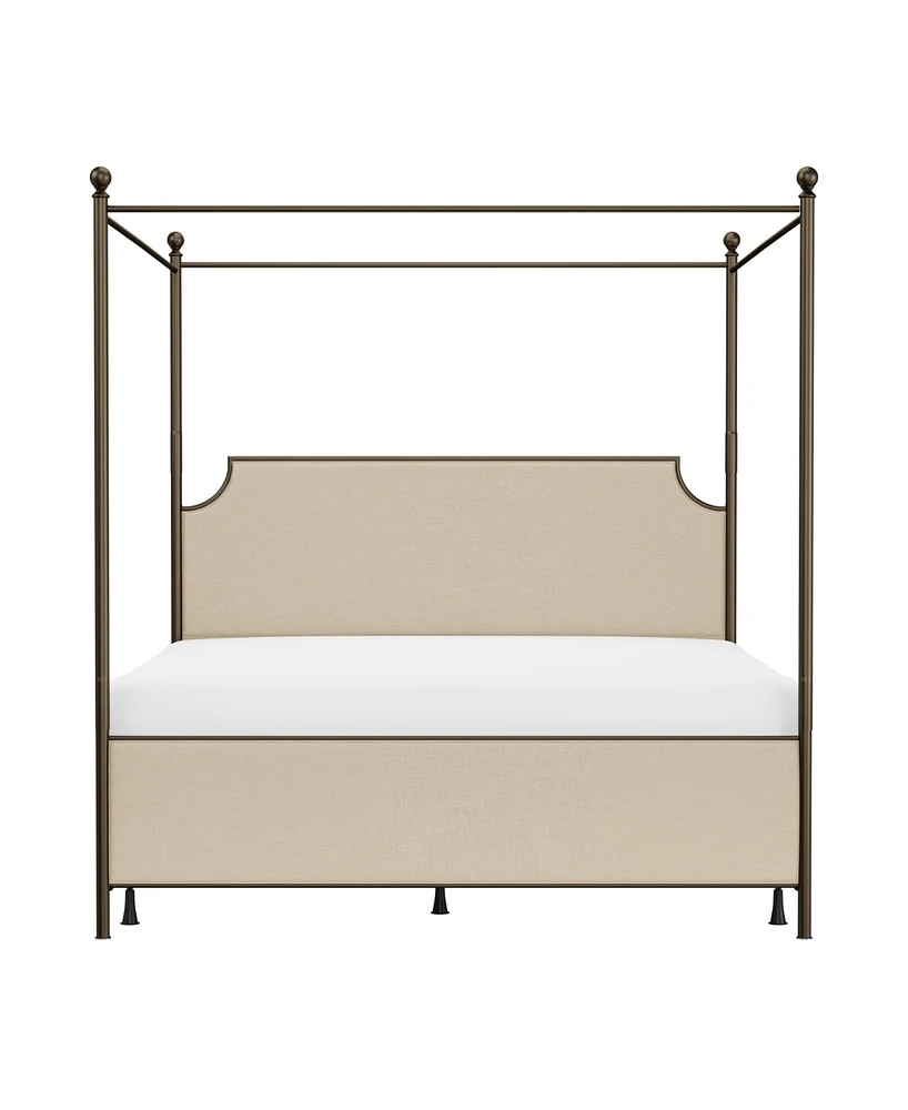 Hillsdale 52" Metal McArthur King Canopy Bed