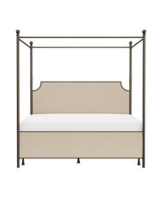 Hillsdale 52" Metal McArthur King Canopy Bed