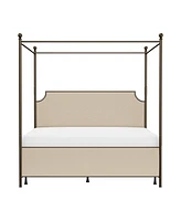 Hillsdale 52" Metal McArthur King Canopy Bed