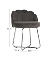 Hillsdale 25.25" Metal Catalina Vanity Stool