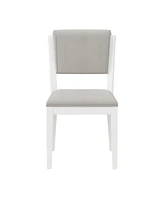 Hillsdale 35.75" Wood and Upholstered Clarion Dining Chairs