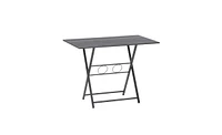 Slickblue Small Foldable Desk for Small Spaces – Multifunctional Computer Table & Writing Workstation, No Assembly Required