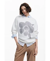 Desigual Women's Floral print sweatshirt