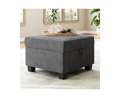 gaomon Storage Ottoman for Modular Sectional Sofa, 26 x 26 x 17 Inches Foot Rest Stool with Stroage and Seat Cube for Living Room Apartment Lounge