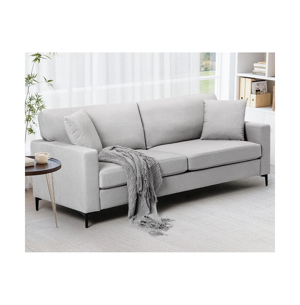 gaomon 83" Sofa Comfy Couch for Living Room Comfy Sofa Couch with Extra Deep, Sofa with Lounge Cozy Sofa, Sofa 3 Seater Upholstered Sofa for Apartment