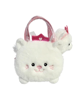 Aurora Small Pearl Kitty Fancy Pals Fashionable Plush Toy White 7"