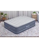 Bestway Tritech Air Mattress w/ Built-in Ac Pump & Antimicrobial Coating, Queen