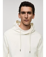 Mango Men's Cotton Hooded Sweatshirt