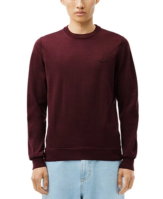 Lacoste Men's Wool Crewneck Sweater