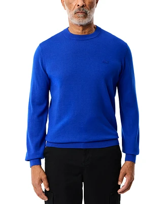 Lacoste Men's Solid Crewneck Sweater