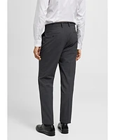 Mango Men's Stretch Fabric Super Suit Pants