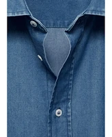 Mango Men's Cotton Chambray Shirt