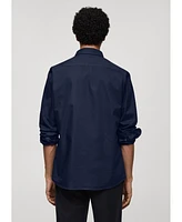 Mango Men's Oxford Cotton Shirt