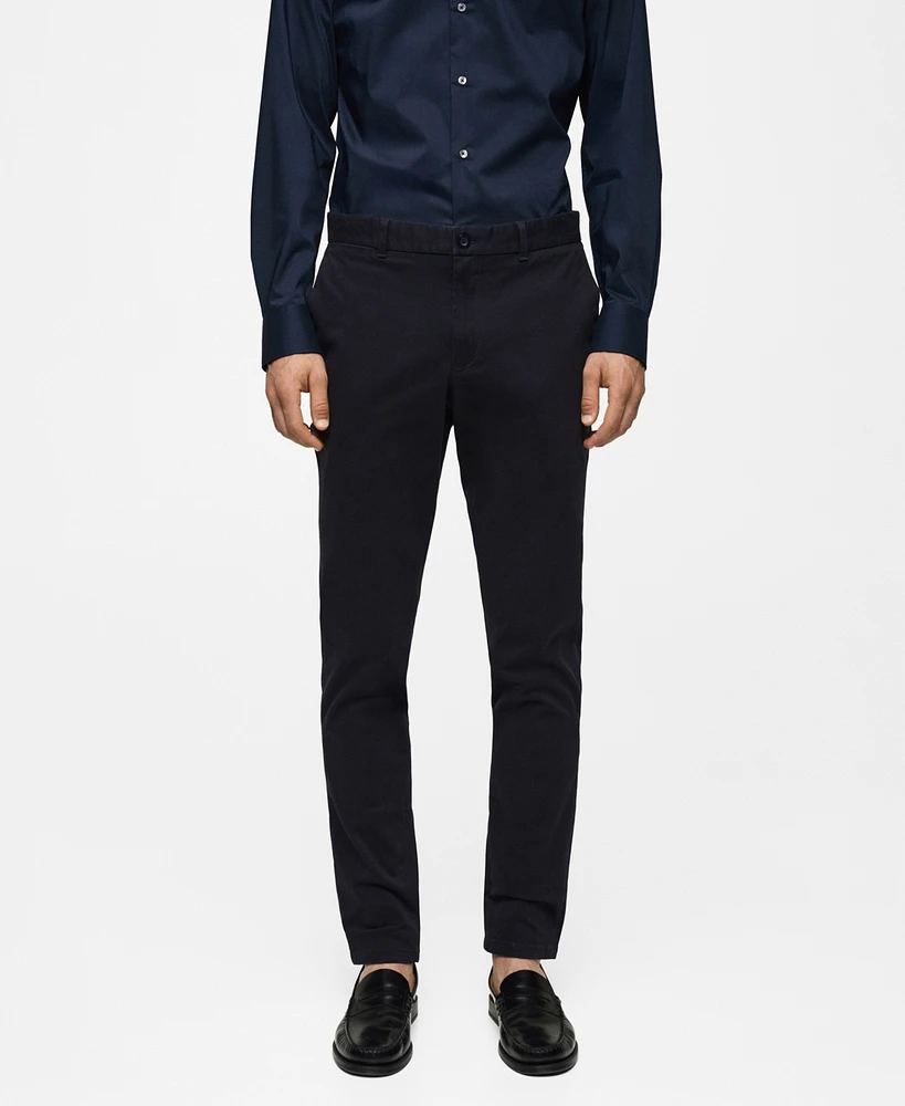 Mango Men's Slim-Fit Serge Chino Trousers