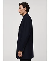 Mango Men's Lightweight Wool Coat