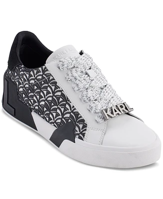 Karl Lagerfeld Paris Women's Melora Lace-Up Low-Top Sneakers