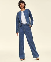 Disney | Macy's Women's Minnie Majorette High Rise Wide-Leg Jeans, Created for