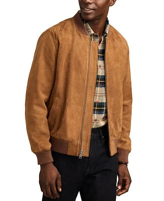 Lucky Brand Men's Suede Bomber Jacket