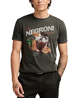 Lucky Brand Men's Negroni Short Sleeve Crewneck Graphic T-Shirt