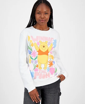 Disney Juniors' Winnie The Pooh Flower Graphic Sweatshirt