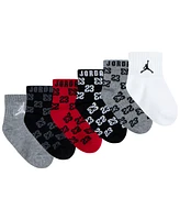 Jordan Baby Monogram Socks, 6-Pack