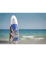 Zray 12' X-Rider Epic X3 Inflatable Sup All Around Paddle Board Kit, Blue/White