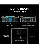 Intex Dura Beam Comfort Plus Airbed Mattress w/ Built-In Pump, Twin Size