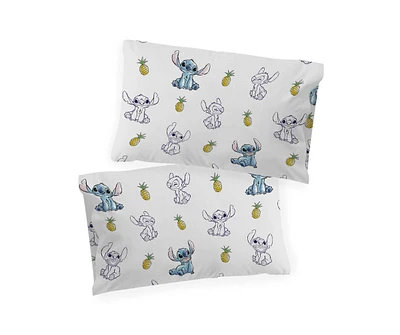 Saturday Park Lilo and Stitch Watercolor Vibes 100% Organic 2 Pack Cotton Pillowcase