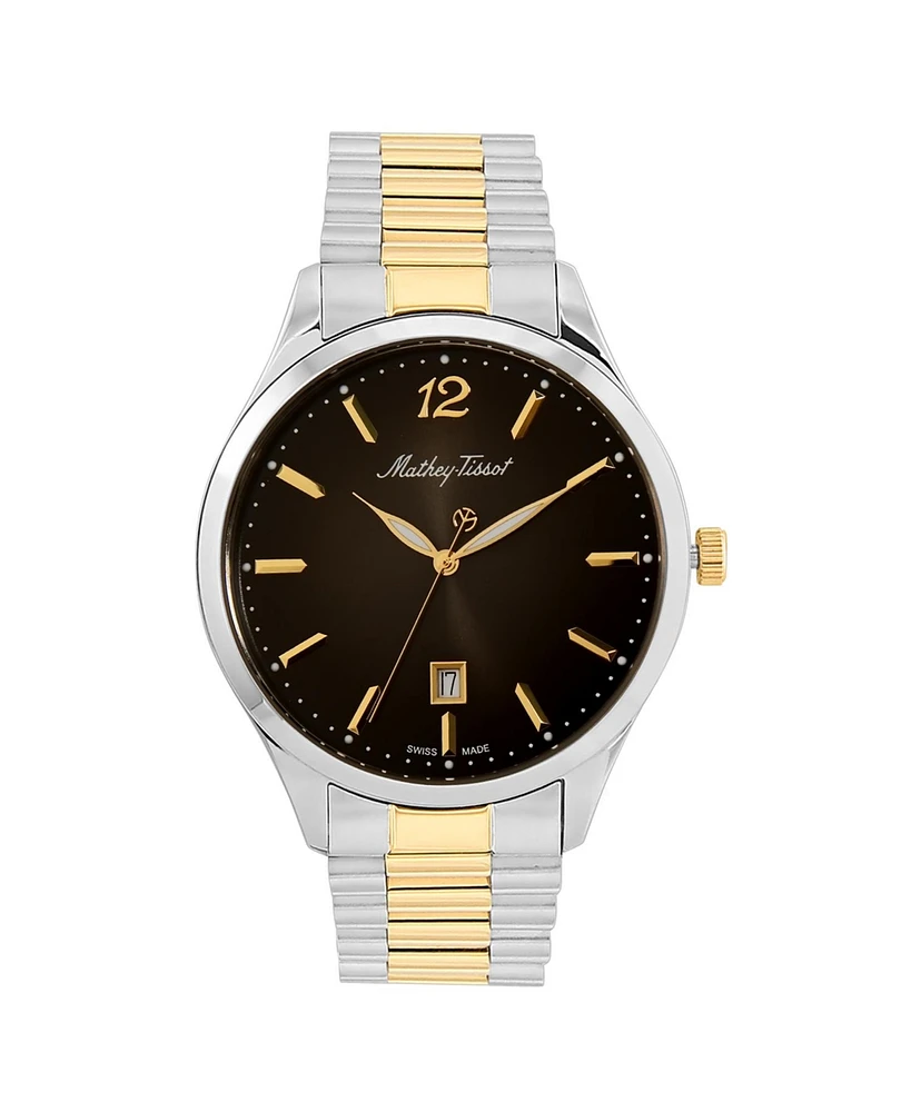 Mathey Tissot Men's Urban Metal Dial Watch