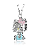 Hello Kitty Sanrio Fashion Pave Sparkling Necklace