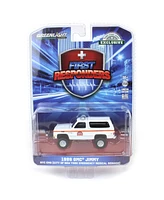 Greenlight Collectibles 1/64 1986 Gmc Jimmy Nyc Ems First Responders Greenlight Hobby