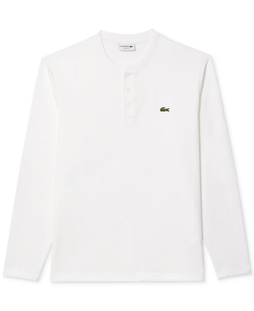 Lacoste Men's Long-Sleeve Henley T-Shirt