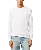 Lacoste Men's Long-Sleeve Henley T-Shirt