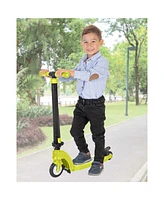 Pilsan 07-360 Children's Outdoor Ride-On Toy Sport Scooter for Ages 6+, Green