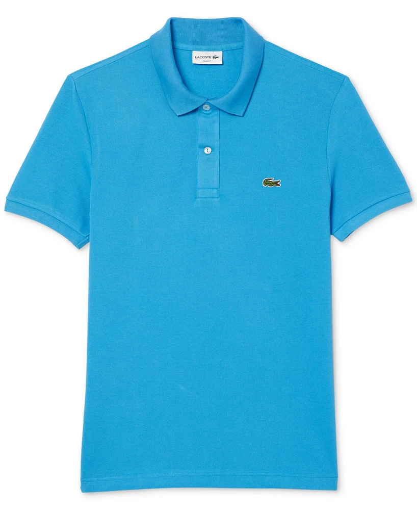 Lacoste Men's Slim Fit Ribbed Collar Petit Pique Polo Shirt