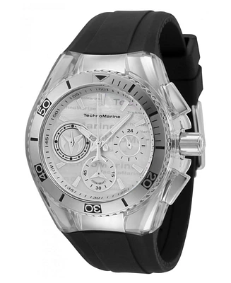 TechnoMarine Invicta Women's Tm-120027 Cruise Quartz Chronograph Silver, White Dial Watch